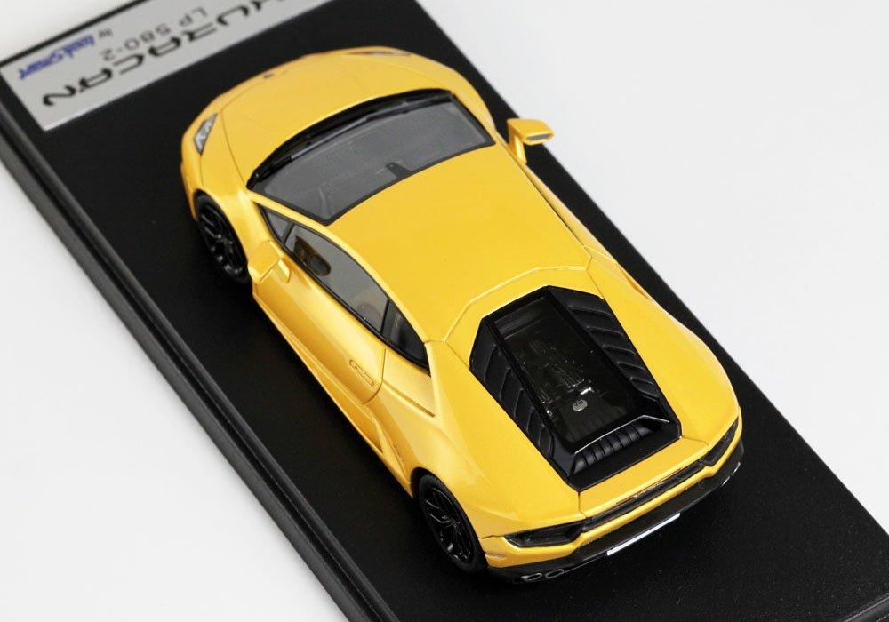 LOOKSMART Scale Lamborghini Huracan Giallo Midas LS455F 1/43 LP580-2 (Pearl Yellow)