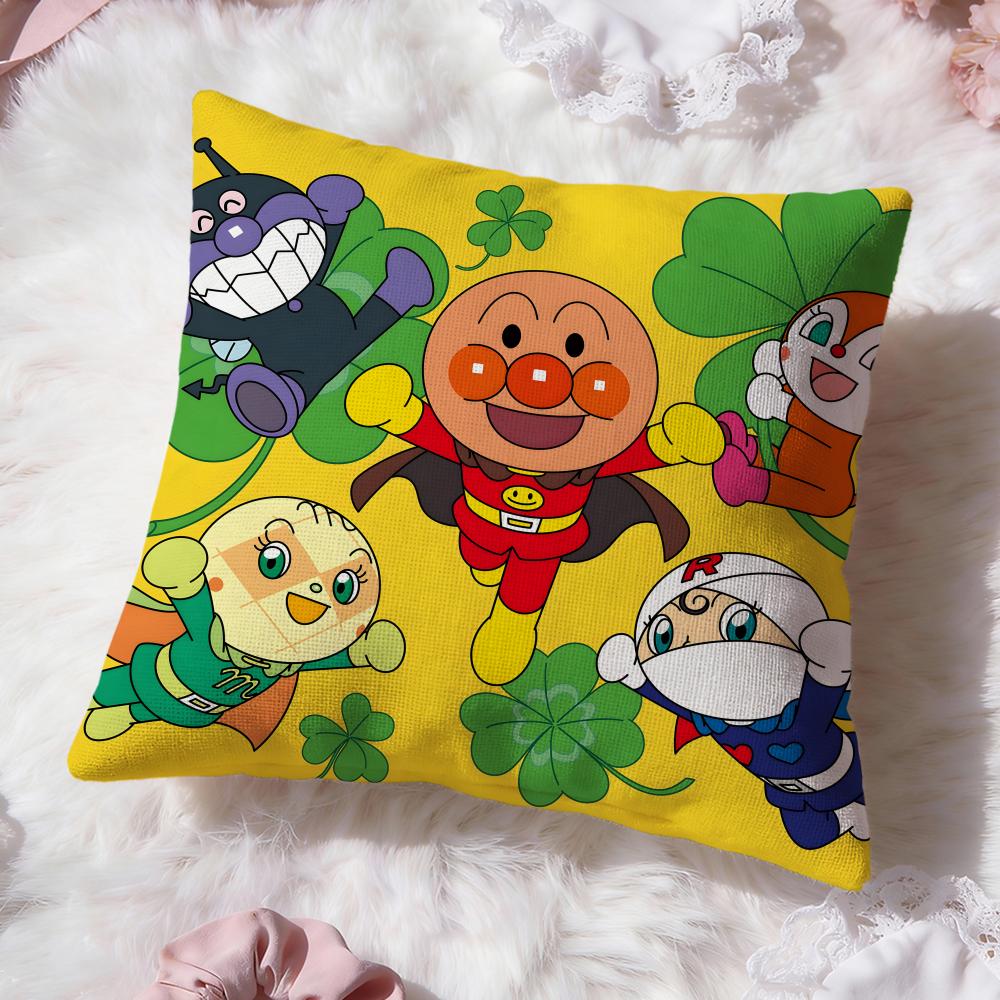 Anime A-AnpanmanS Cushion Cover Premium Comfort Reversible Pillow Cove -Two in One Design for Any Room & Car Interior