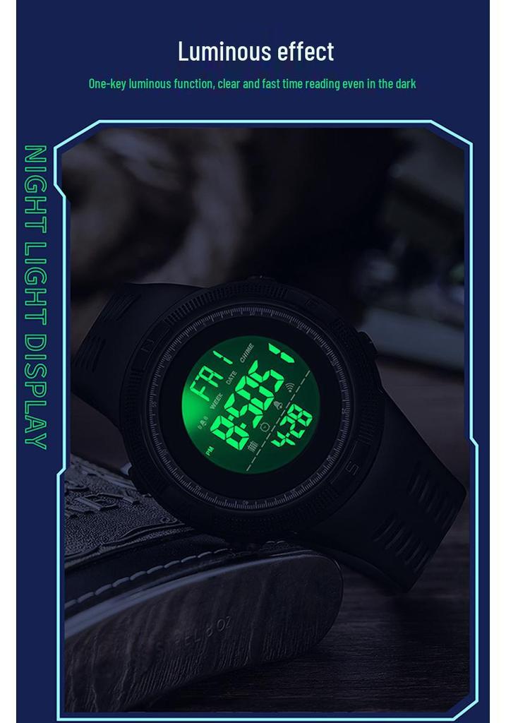 Sanda Luminous Men's Multifunctional Waterproof Tactical Sports Watch