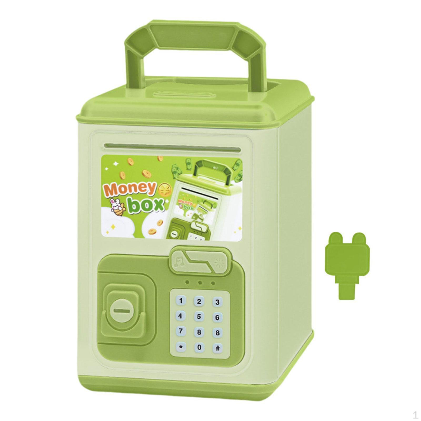 

Kids Piggy Bank Money Saving Box Birthday Gift Lightweight Ornament Multipurpose Home Decor світло-зелений колір