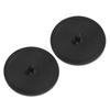 2pcs Coffee Machine Rubber Backflush Disk 50mm Backflush Disc Cleaning Blind Plate Black