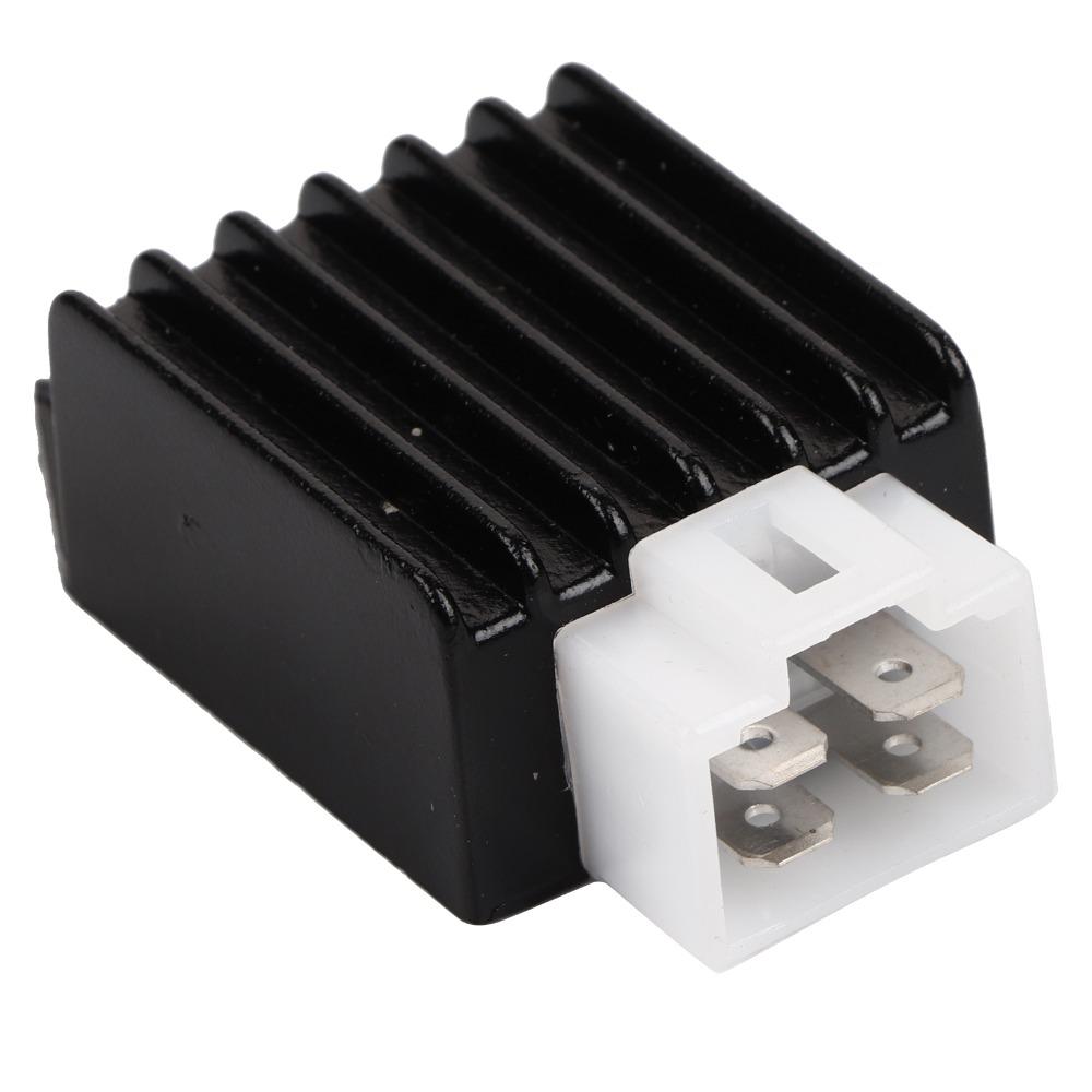 12V Voltage Regulator 4-Pin ATV Rectifier Regulator Durable Scooter Rectifier For ATV