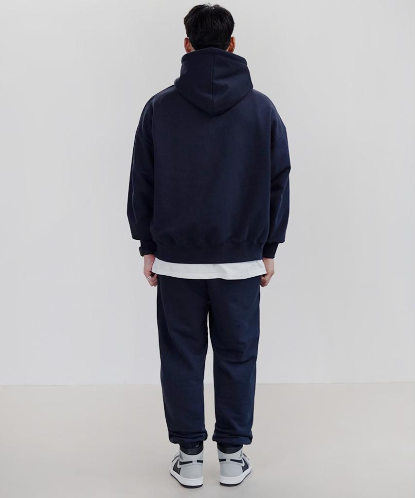 Mile Dept Sweat Hoodie [Navy]