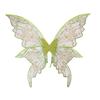 Magical Sparkling Fairy Wings Two-color Flower Butterfly Costume Wings Colorful Elf Cosplay Wing for Women Girls