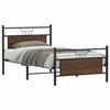 VidaXL Bed Frames Without Mattress Brown Oak 100x200 Cm 4106854