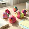 Duck Squeeze Toys Rainbow Stress Relief Toy, Slow Rise Colorful Gradient Relievers Soft Sensory Fidget Toy
