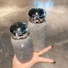 Elegant Mini Stainless Steel Insulated Tumbler 220ml Women Lightweight Luxury Drinkware With Crystal Accents