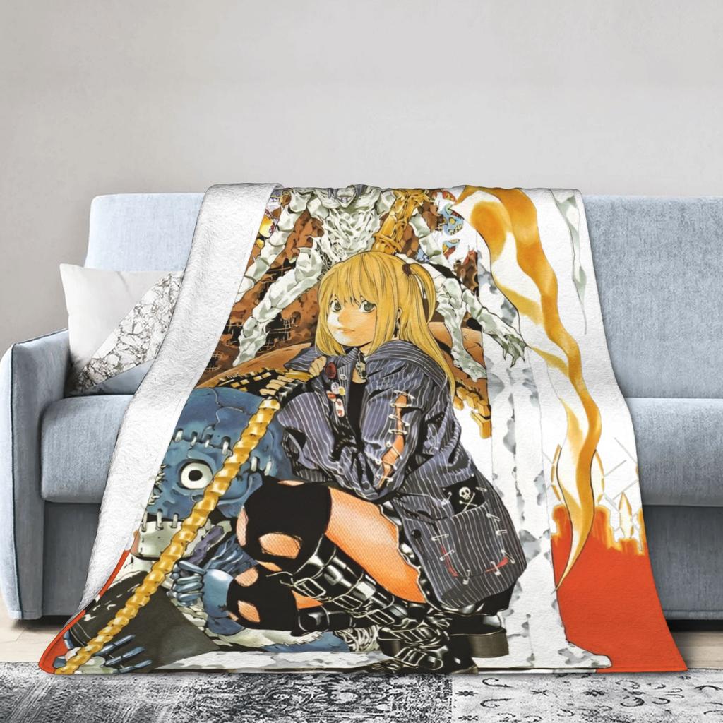 Death notes  Blanket Quality Super Soft  Bedding Throws Winter Students Couch Chair Comfortable Bedspread
