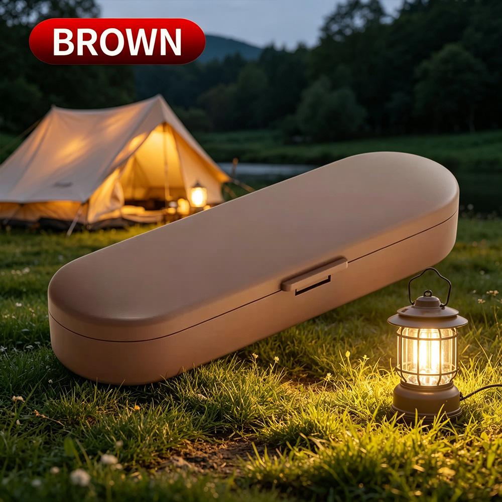 Portable Mini Lightproof Sealed Medicine Box, Waterproof Pill Storage Case for Outdoor Camping & Daily Use