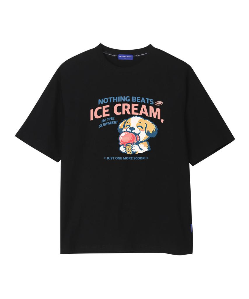OHP Ohpxjoy One More Scoop Semi-Over Short Sleeve Tee