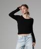 Limnic Slim Cut-Out Long Sleeve T-Shirt [Black]