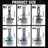 Led Headlight 2200W 6000K H7 H4 Led Car Headlight Bulb HB3 HB4 9005 9006 H1 H8 H11 9012 HIR2 LED Fog Light Canbus EMC Auto Lamps