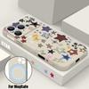 Magnetic For Magsafe Case For iPhone 17 Pro Max Colorful Stars Print Soft Silicone Phone Back Cover For iPhone 16 15 14 13 Pro Max 16e 17e