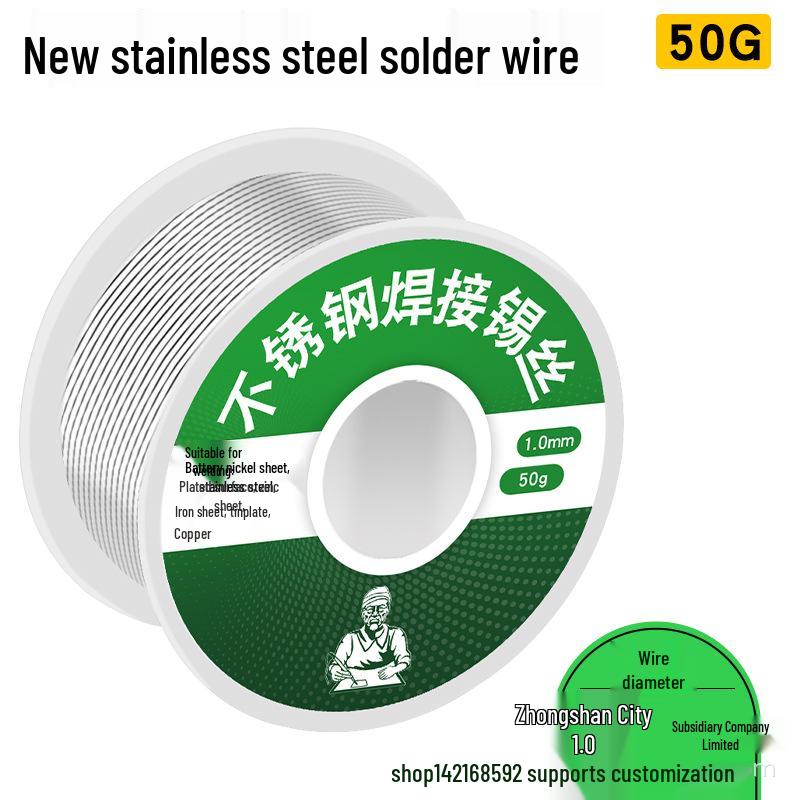 Stainless Steel Multi-Function Solder Wire for Fire Welding and 18650 Battery Connections