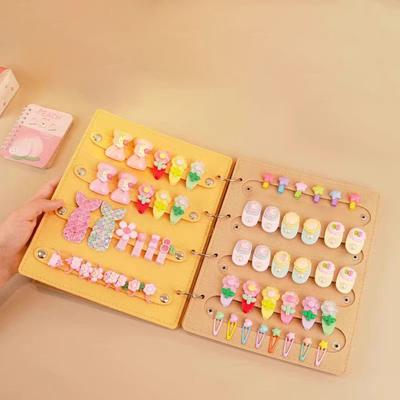 Organiseur de nœuds pour cheveux, grande capacité, support pour serre-tête, pinces à cheveux, rangement peu encombrant, accessoire pour chambre de fille