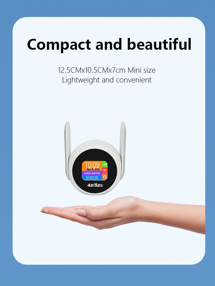 4G LTE WiFi 6 SIM Card Wireless Router with Type-C Office CPE