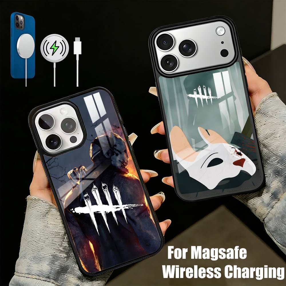 DBD Game Print D-Dead By Daylight Handyhülle Für iPhone 17, 16, 15, 14, 13 Plus, Pro Max Magnetisch Für Magsafe Kabelloses Laden