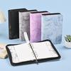2026 A6 Hand Zip Bag Marble Loose Leaf Binder Notebook Inner Core Cover Note Book Planner Office Stationery Supplies