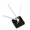 Straight Clock Movement Black Extended Silent Wall Clock
