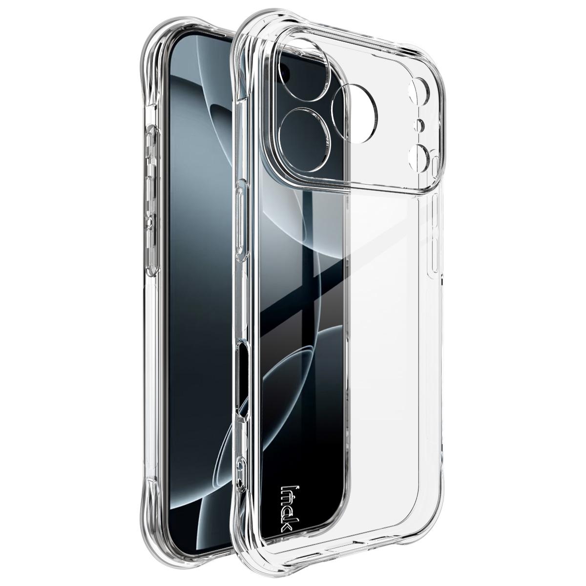 

IMAK For iPhone 17 Pro Case TPU Phone Cover Airbag Shockproof Protection Transparent