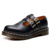 Mary Jane Women's Genuine Leather Double Buckle Low-Top Shoes – British Fashion Casual Student Shoes