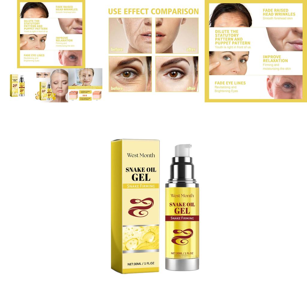 West Month Snake Oil Essence Hydrating Brightening Anti-aging Serum For Skin Radiance