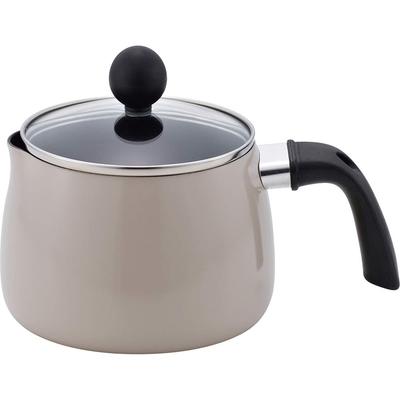 Fluoroplastic for and Charm Kitchen Multi-Pet, 1.9L, Coating, Gray, Simmering, Cooking, Frying, Boiling, Stir-Frying, Mixing, FDR-331
