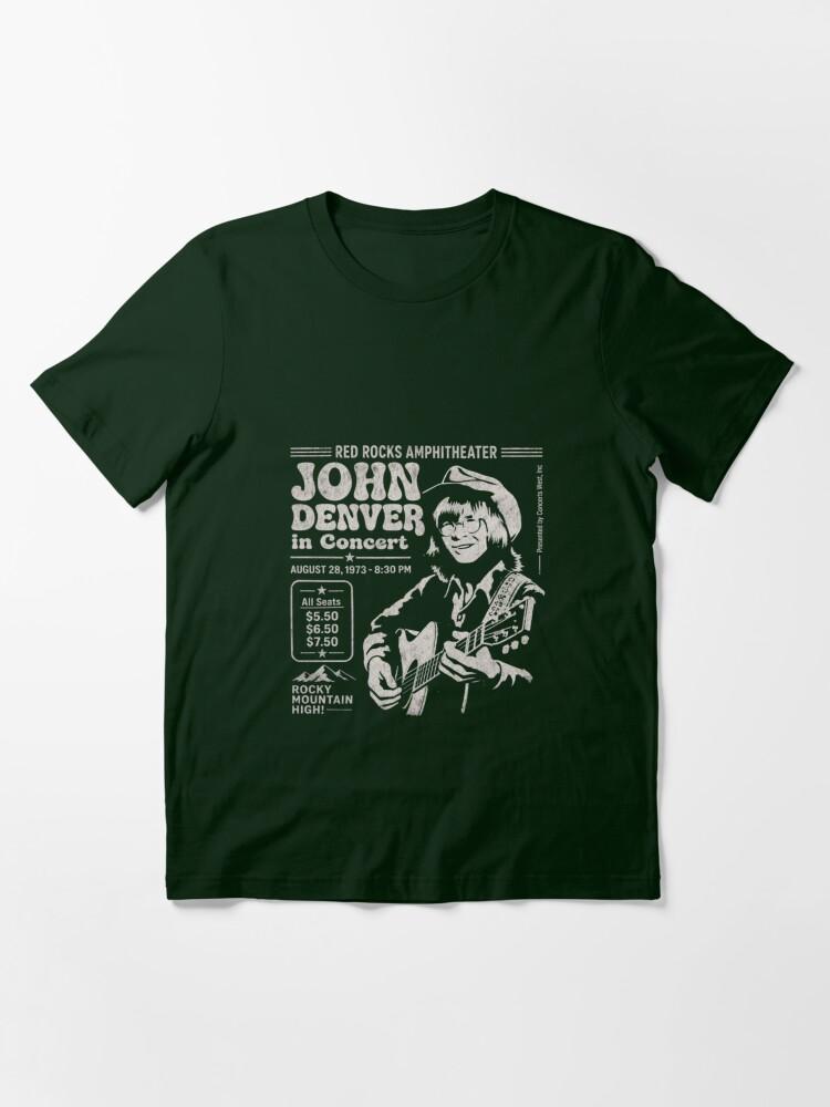 John Denver John Denver Red Rocks Concert 1973 Vintage Essential T-Shirt