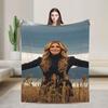 Celines Dions Blanket Quality Super Soft  Throw Blanket Winter Students Couch Bed Street Trend Bedspread