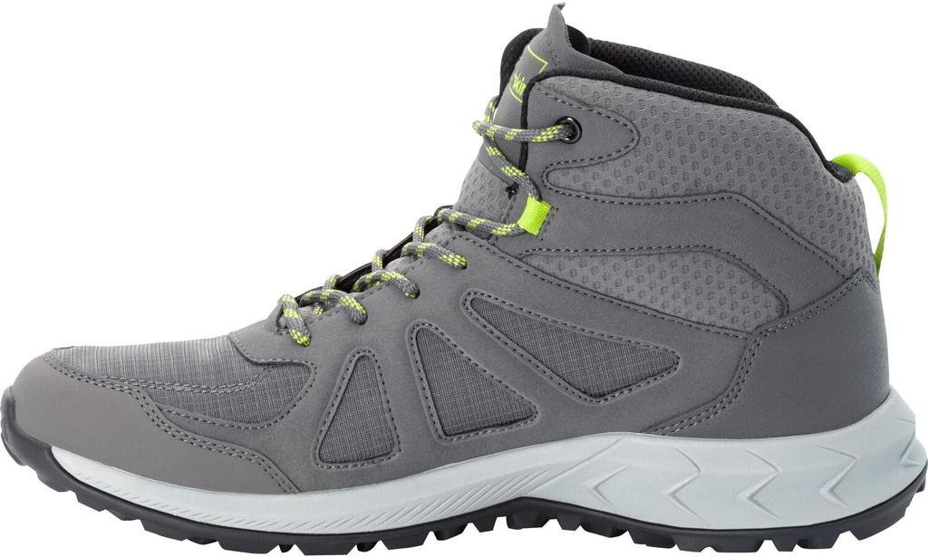 Hiking Shoes Jack Wolfskin Woodland 2 Texapore Mid (4051261) Pebble Grey