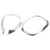 Headlight Trim, 2PC Left and Right Headlight Frame Bezel Surround Cover Replacement for BMW Mini F60 F61 2017 2023,
