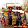3D Snoop Dogg Rapper Bedding Set Printed single Comforter Quilt Bed Cover Duvet Cover Pillow Case 3 Pieces Sets Kids Adult Size