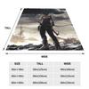 Tomb Raider Jonah Maiava Plush Blankets Video Game Cartoon Vintage Throw Blankets for Home Hotel Sofa 150*125cm Plush Thin Quilt