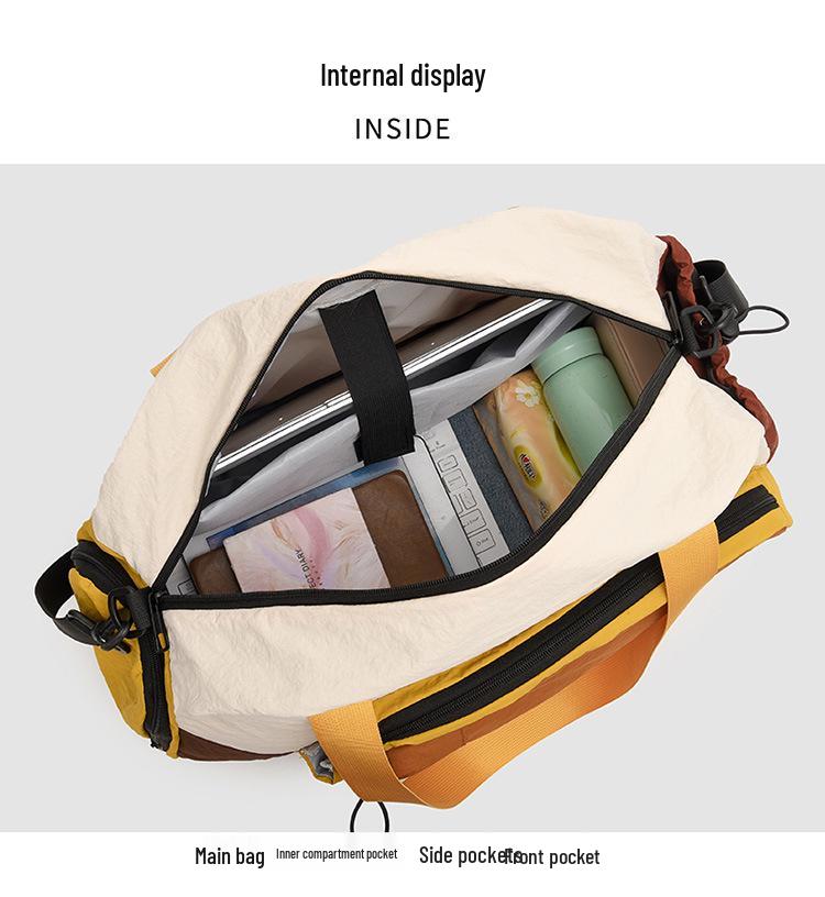 Customizable Lightweight Water-Repellent Outdoor Travel Bag with Wet/Dry Separation for Fitness and Sports