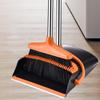 Stand Up Broom And Dustpan Folding Long Handle Broom With Upright Dustpan Household Cleaning Tool For Home Indoor And Outdoor