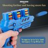 1Pc Foam Flying Saucer Guns Ejection Disc Toy With 25 Eva Soft Bullets Toy Gun Kids Summer Outdoor Games Interactive Sport Toys