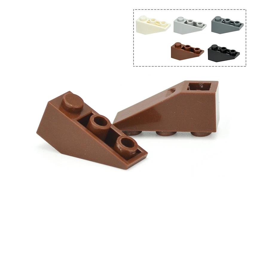 DO-IT-YOURSELF Constructing Blocks 30PCS Technical MOC Components Inverted 33° 3x1 Slope Face Reverse Bricks Attachments Learning-