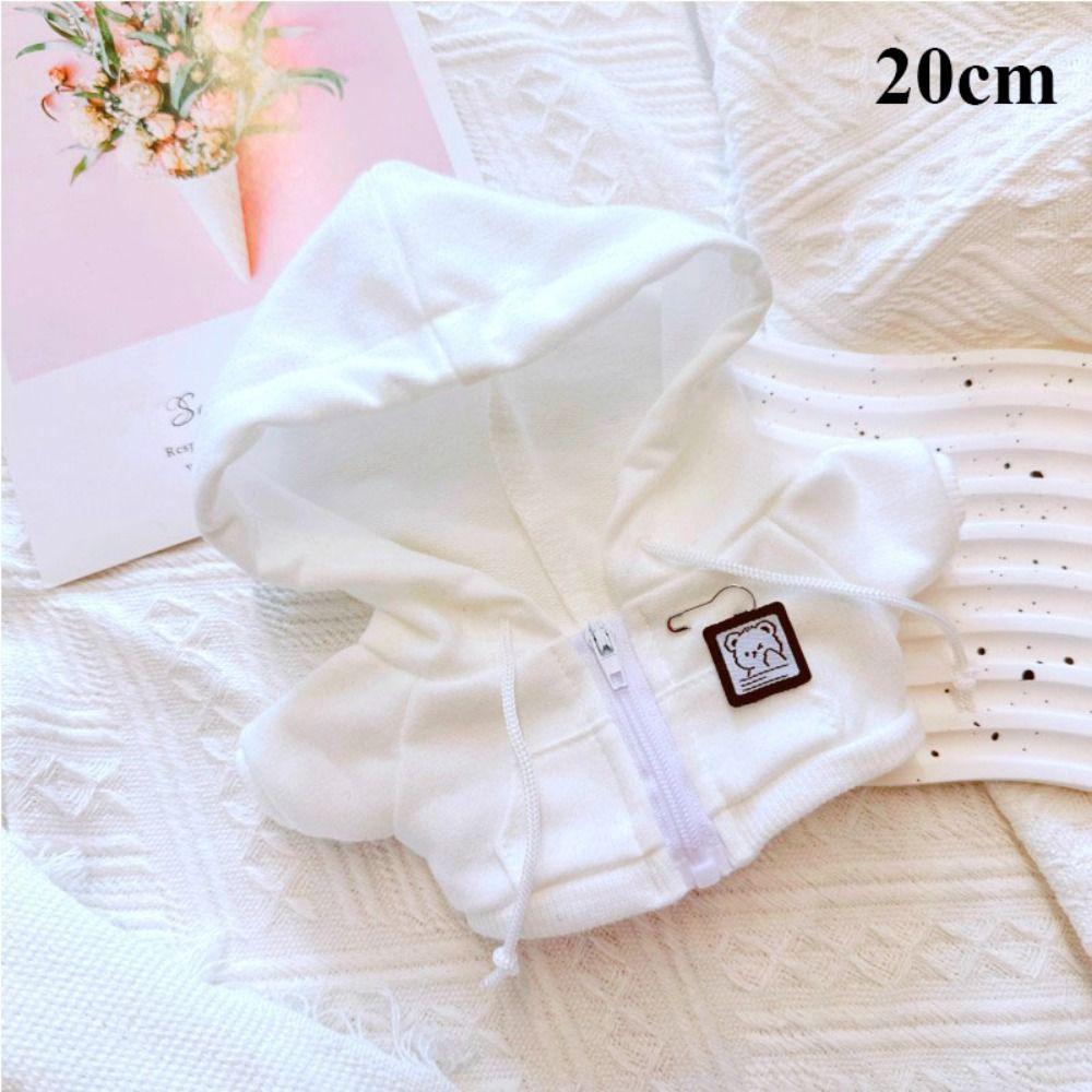 2 Colors Doll Hoodies Fashion Plush Doll Coat 10/20cm Cotton Dolls/1/12 BJD Dolls