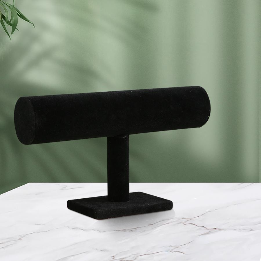 Three-layer Flannelette Bracelet Display Stand, Suitable for a Variety of Scenes of Bracelet Storage and Display