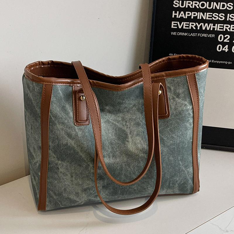 Premium Sense Bag Women'S Large Capacity Women'S Fashion Shoulder Bag College Student Class Commuter Tote Bag