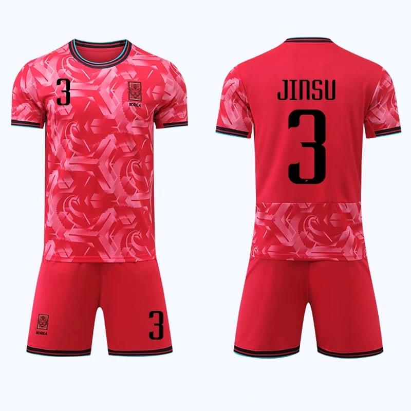 2024 South Korea Football Jerseys Red #3 18