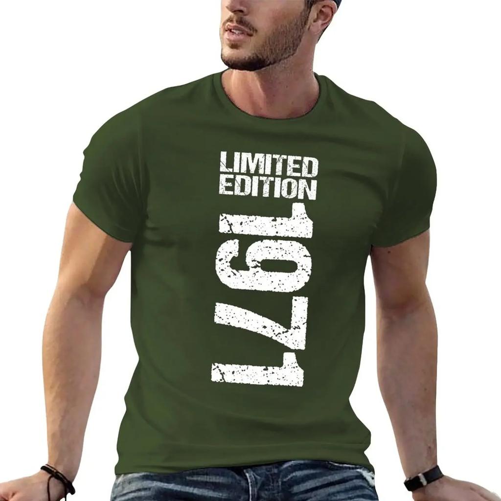 Round Neck Sports Humor Graphic Tees Classic Aactivity Competition Limited Edition 1971 Classic T-shirt Eur Size