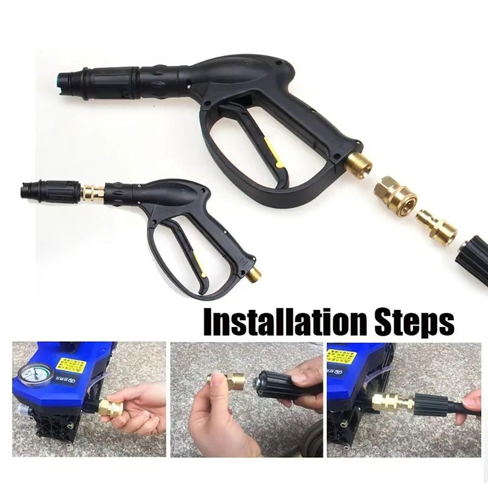 1 szt. Zestaw adapterów szybkozłącznych G1/4 do myjki wysokociśnieniowej Do węża palnika myjącego wysokociśnieniowego