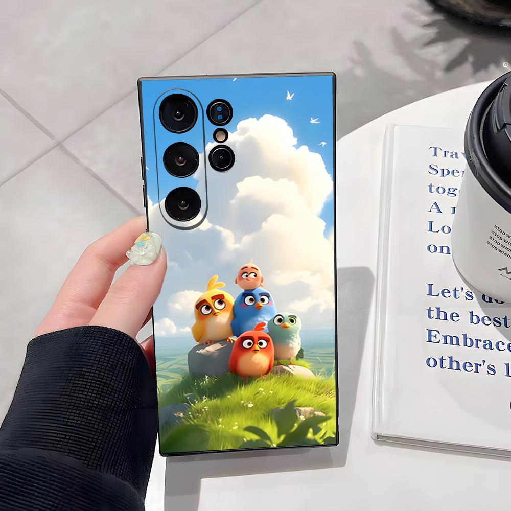 A-angry Birds Phone Case For Samsung S26 Ultra S25 Edge Ultra S23 S22 S21 S20 Ultra Plus S24 Fe Cover