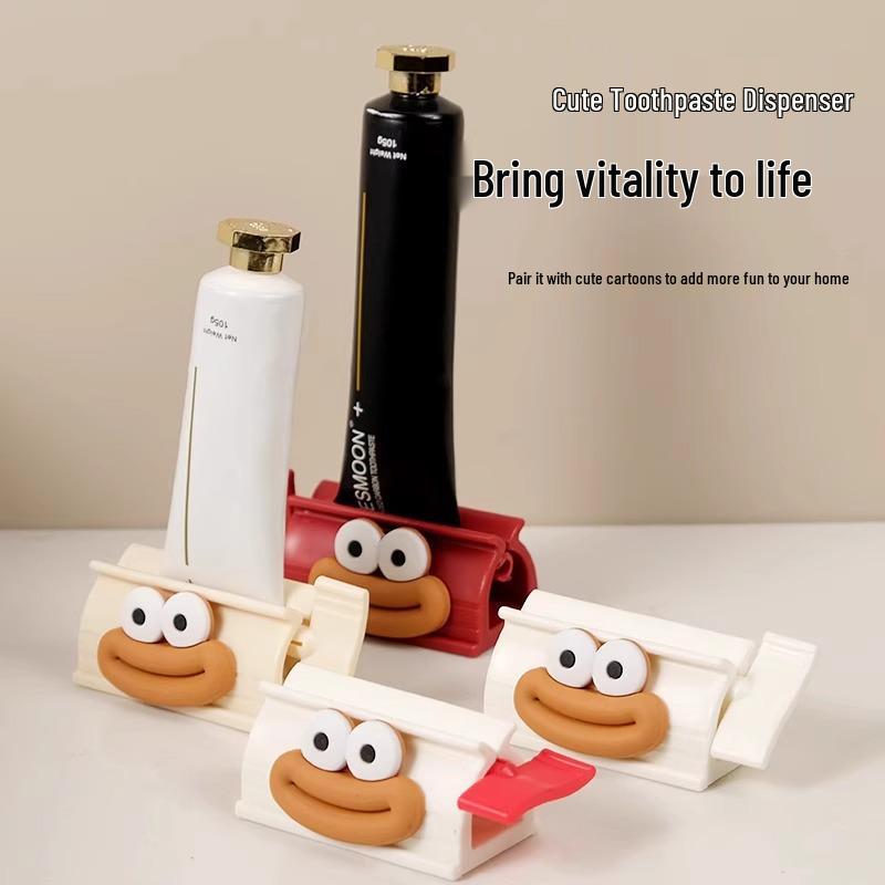 Children's Manual Toothpaste Squeezer & Facial Cleanser Roller