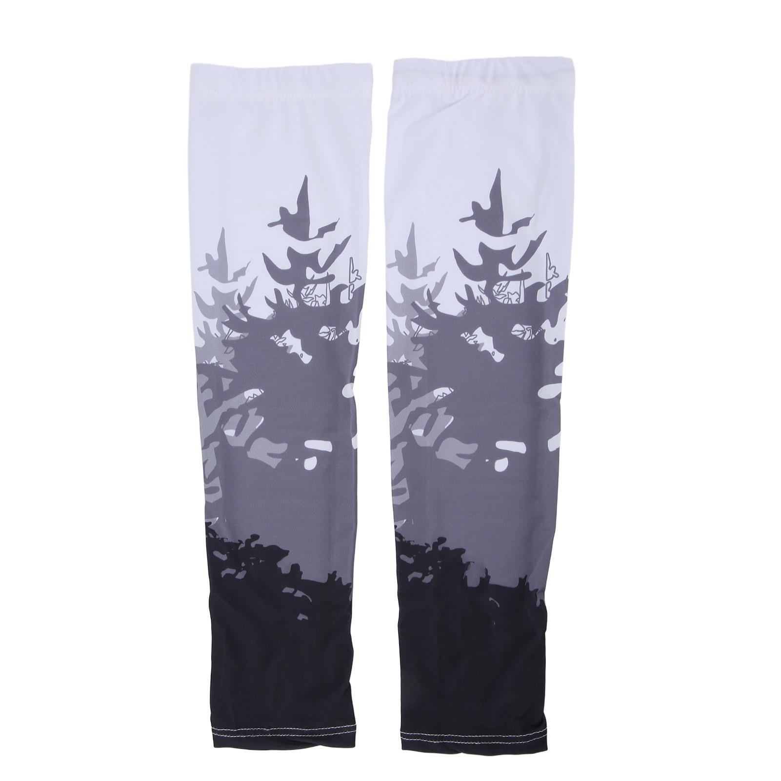

1 Pair Ice Silk Arm Sleeves UV Sun Thin Breathable Cooling Arm Sleeves for Drive Sports XL