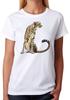 Cheetah T-Shirt Ladies Fitted Tee Womens Fashion Top