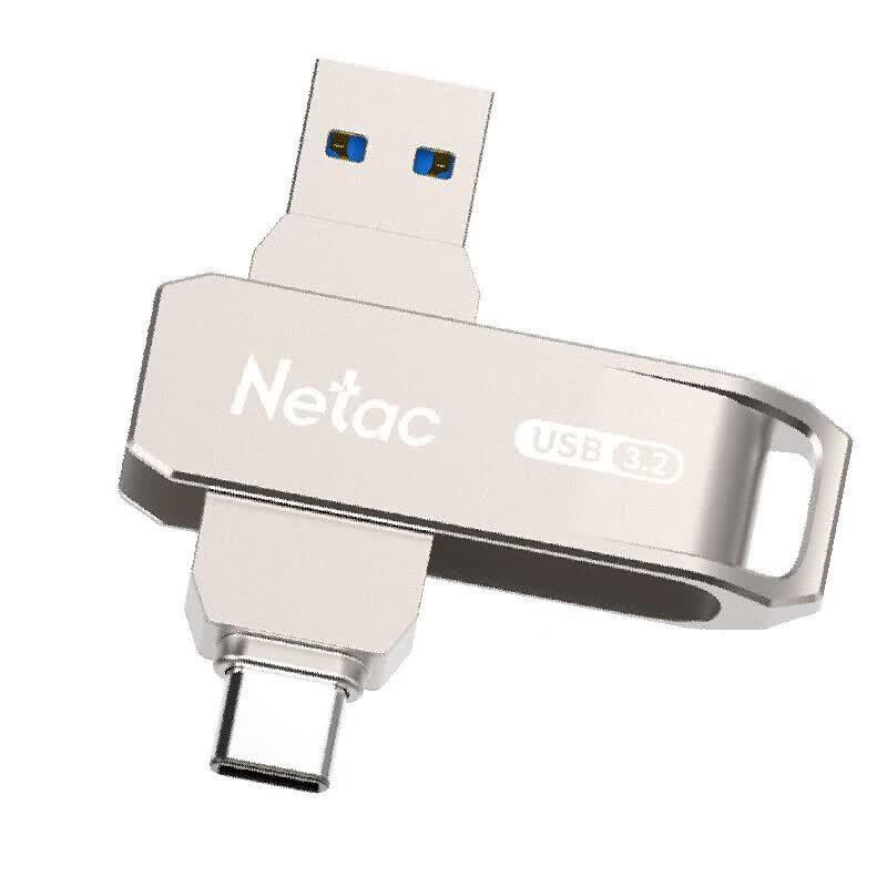 Netac G728 Dual-Interface Metal USB Flash Drive
