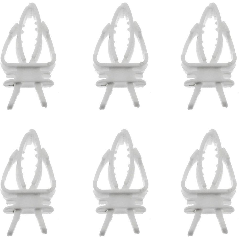 

6 шт. держатель для корма для птичьей клетки, зажимы для фруктов и овощей для попугаев, зажим для кормушки для птичьей клетки для волнистых попугаев, какаду, ара, корелла, конуре