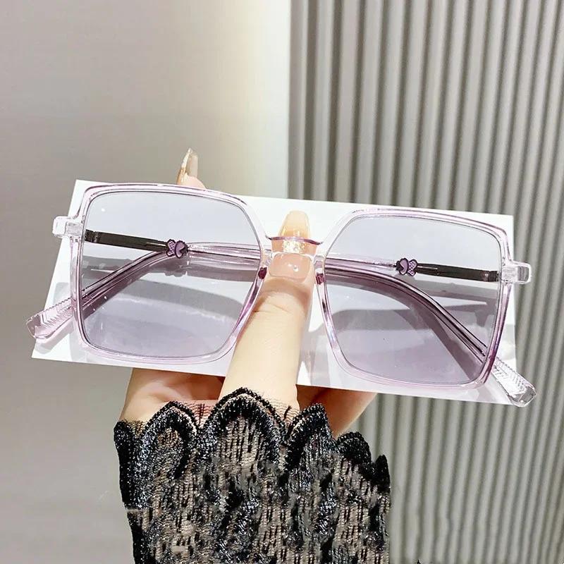 Gafas Cuadradas de Cerca de Moda Fotocromáticas Mariposa Tridimensional Gafas para Miopía Anti Luz Azul Gafas que Cambian de Color